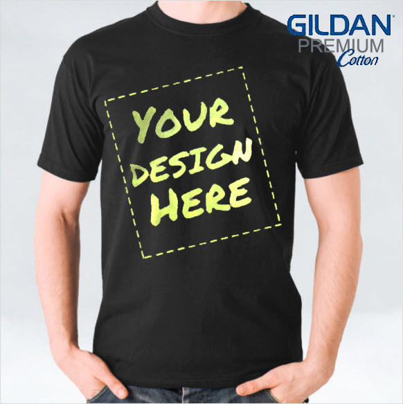 Custom design t-shirt service