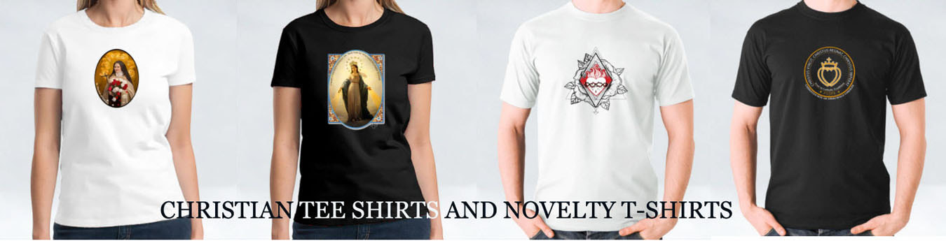 Catholic Design t-shirts, saints t-shirts,