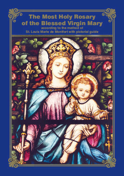 The Most Holy Rosary of the Blessed Virgin Mary, Rosary picture prayer book.