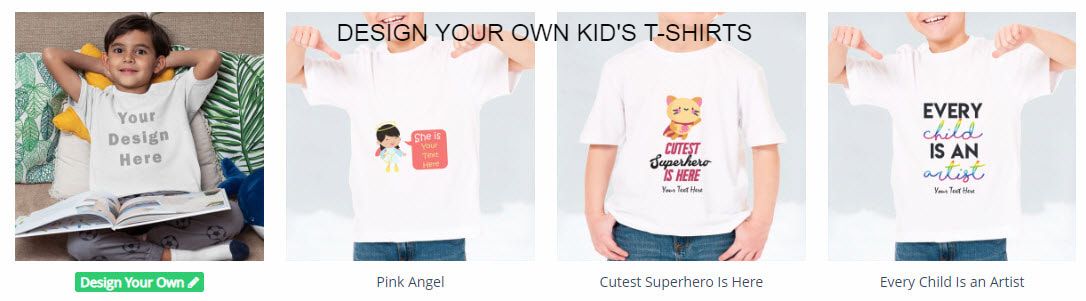 DESIGN YOUR OWN KID'S T-SHIRT