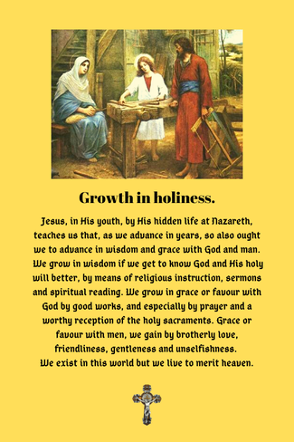 Prayer for the growth in holiness