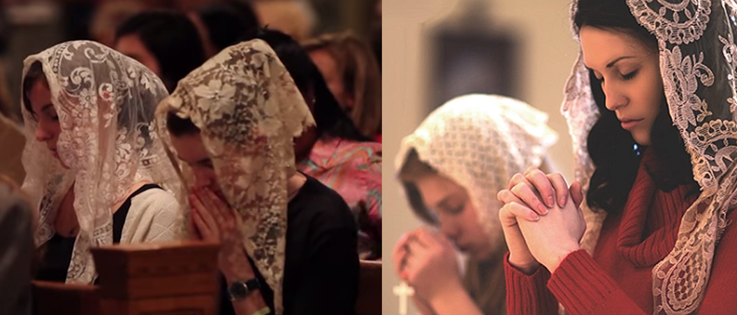 Why do traditional Catholic women wear veils (mantilla) in Church?